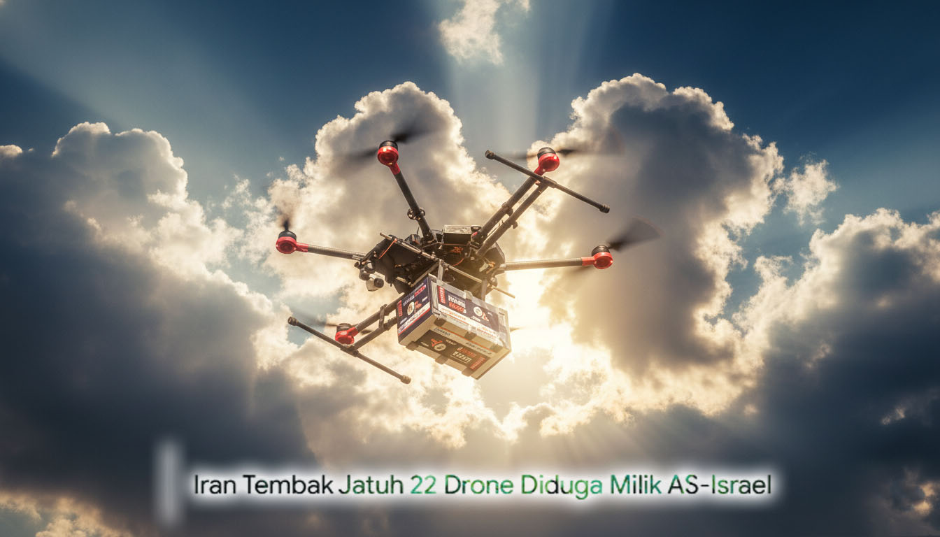 Perang Informasi DiLangit Iran: Klaim Tembak Jatuh 22 Drone AS-Israel, Fakta atau Propaganda?