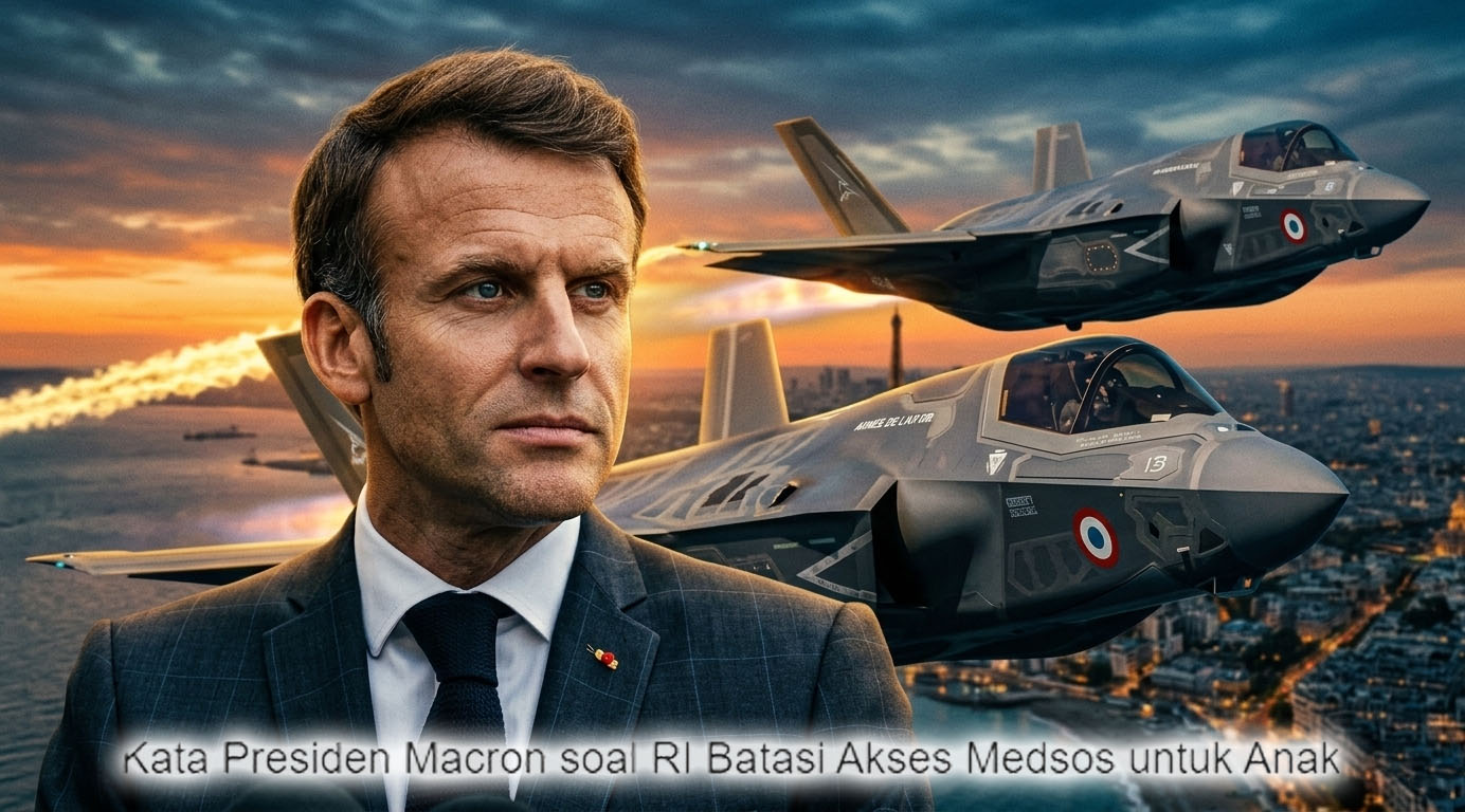 Presiden Prancis Ikut Komentar RI Batasi Anak Pakai Medsos: "Thanks for Joining the Movement!"