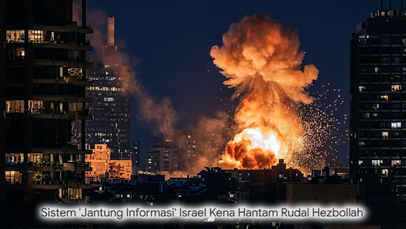 Rudal Hizbullah Hancurkan Jantung Informasi Israel, Intelijen Lumpuh?