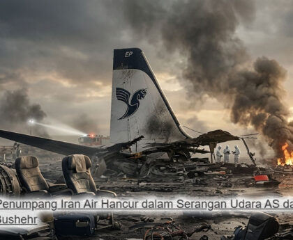 Tragedi Penerbangan Sipil: Pesawat Penumpang Iran Air Hancur dalam Serangan Udara AS-Israel di Bandara Bushehr