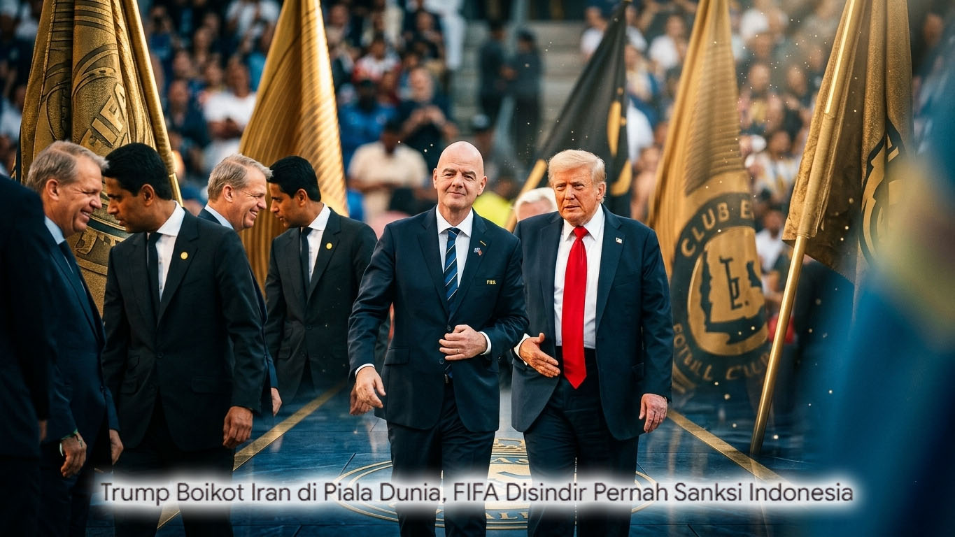 Trump Boikot Iran diPiala Dunia, Langsung Disindir: "Dulu Sanksi Indonesia, Kini Giliran Kami?"