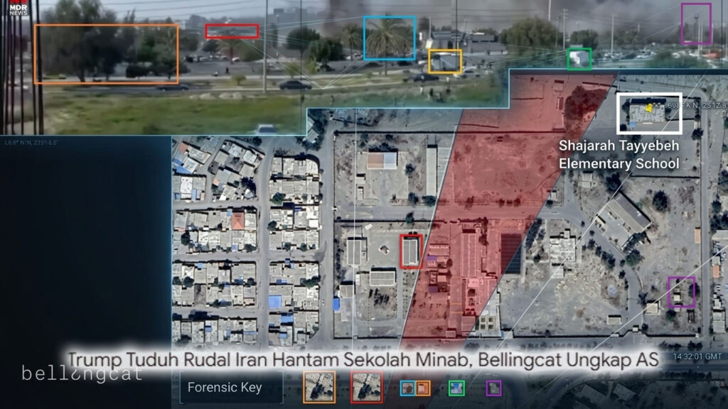 Trump Tuduh Rudal Iran Hantam Sekolah, Bellingcat Ungkap Bukti Justru AS Dalangnya