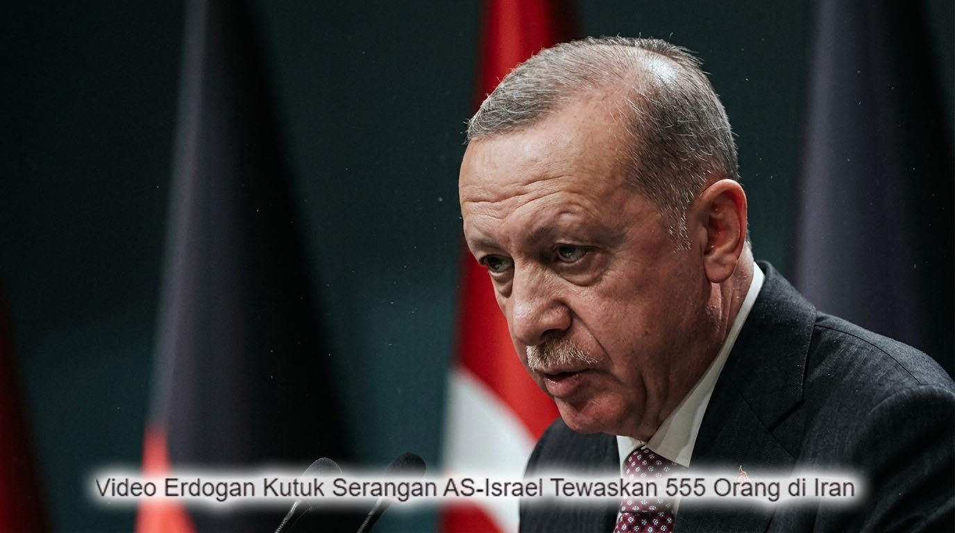 Video Erdogan Kutuk Serangan AS-Israel: "Biadab!", 555 Warga Iran Tewas, Gencatan Senjata Mendesak!